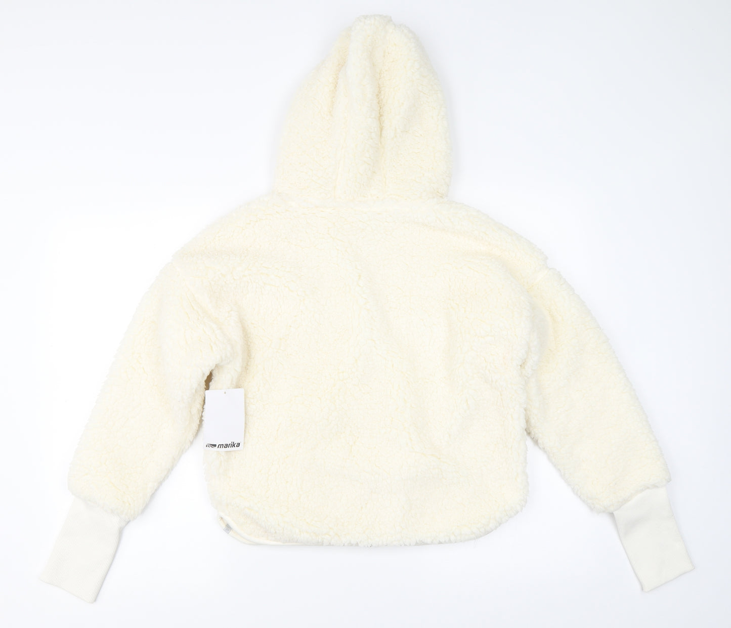 Marika Womens Beige   Full Zip Jumper Size S