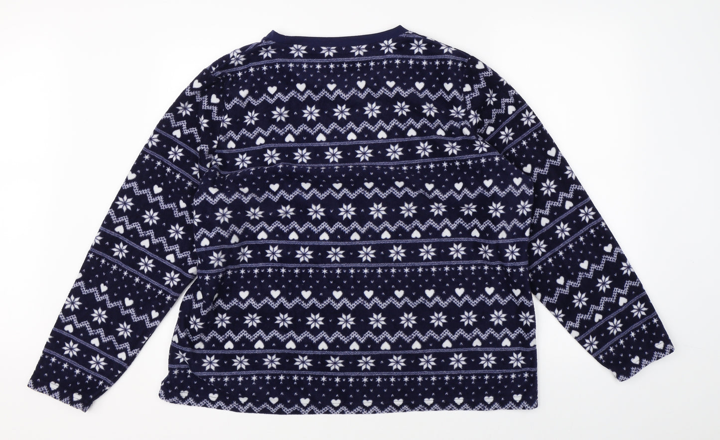 Pep & Co Womens Blue Fair Isle  Pullover Jumper Size 22  - christmas