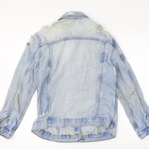 New Look Womens Blue  Denim Jacket  Size 8