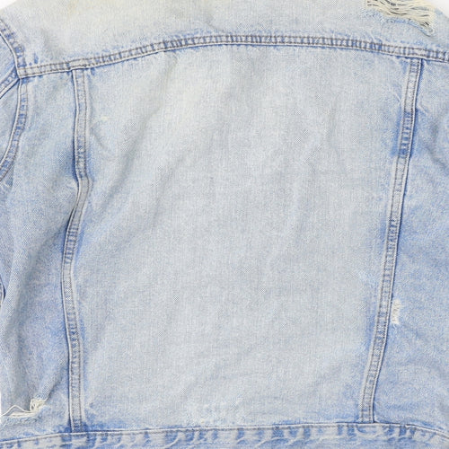 New Look Womens Blue  Denim Jacket  Size 8