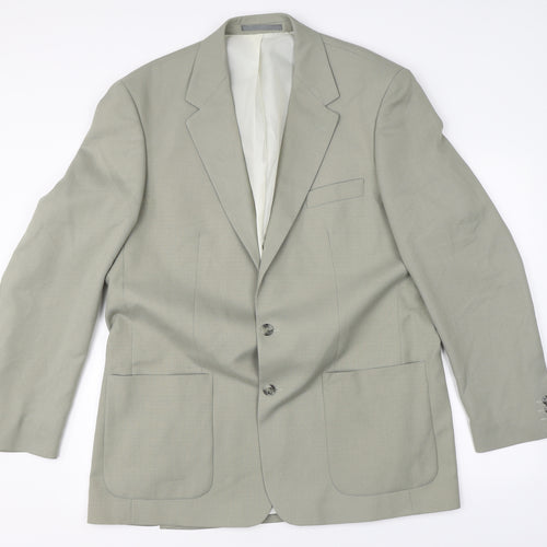 Wellington Mens Green   Jacket Suit Jacket Size 44