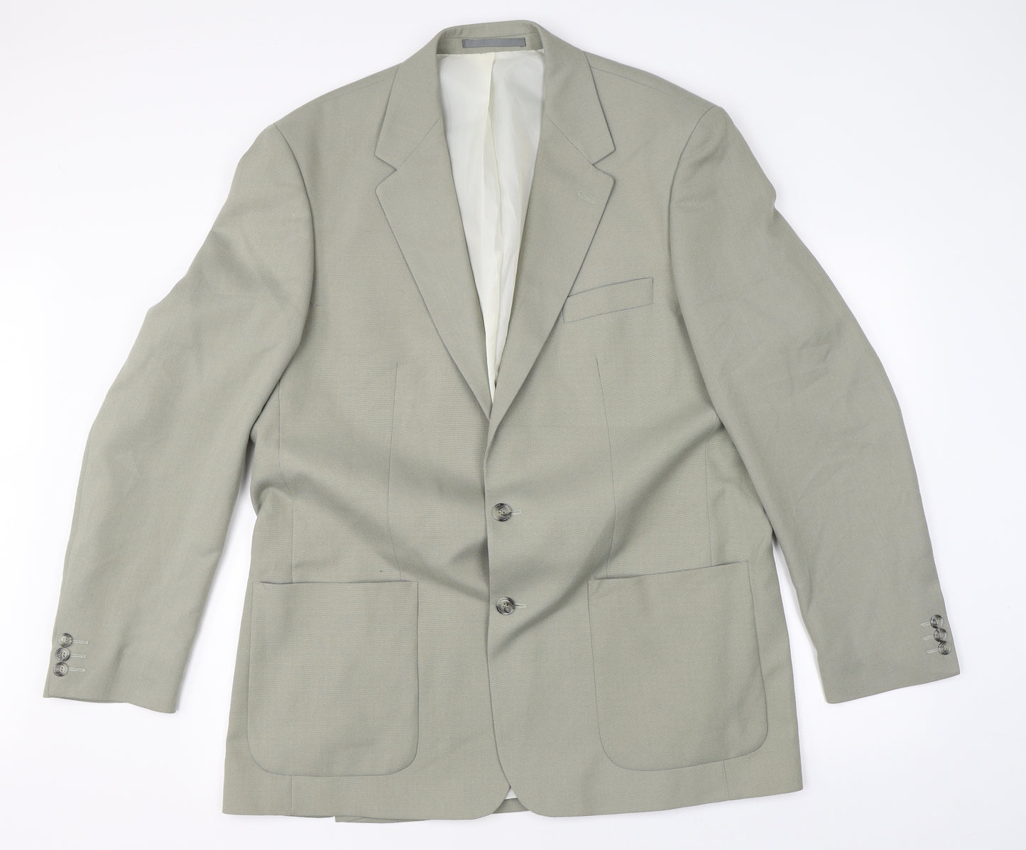 Wellington Mens Green   Jacket Suit Jacket Size 44