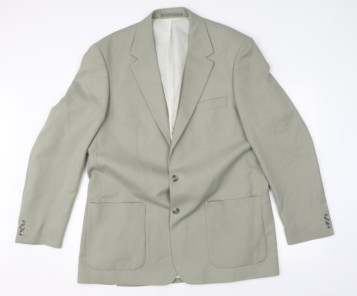Wellington Mens Green   Jacket Suit Jacket Size 44