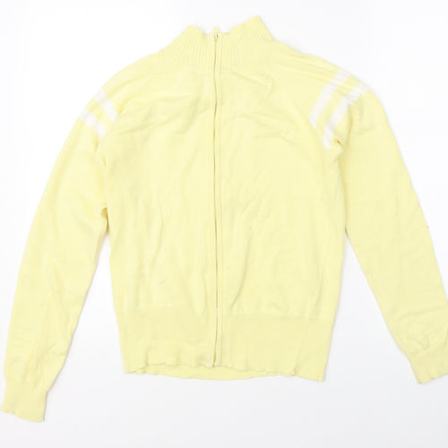 Look Womens Yellow   Full Zip Jumper Size 8