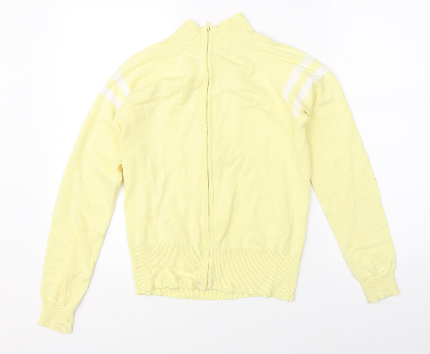 Look Womens Yellow   Full Zip Jumper Size 8