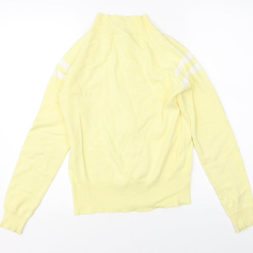 Look Womens Yellow   Full Zip Jumper Size 8