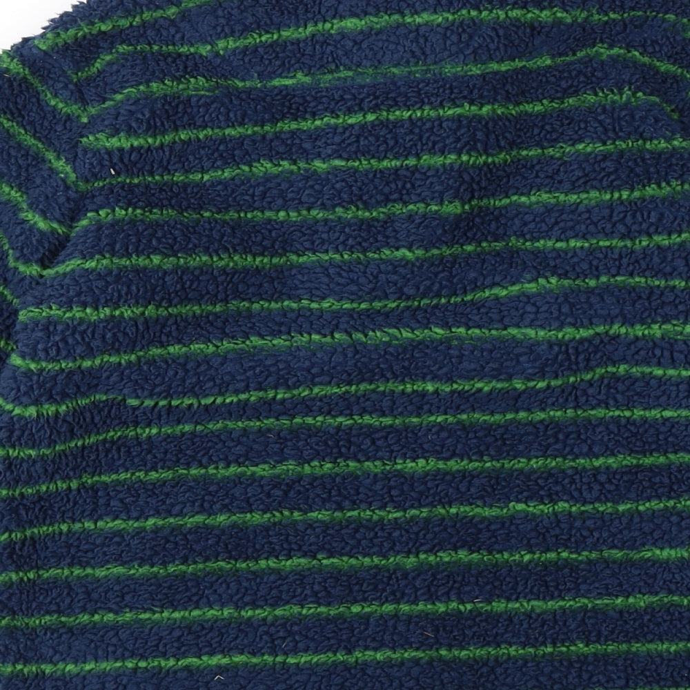 Little Joule Boys Blue Striped  Pullover Jumper Size 9-10 Years