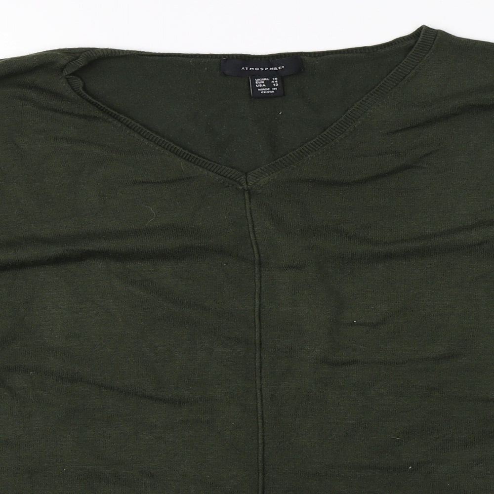 Atmosphere Womens Green   Pullover Jumper Size 16
