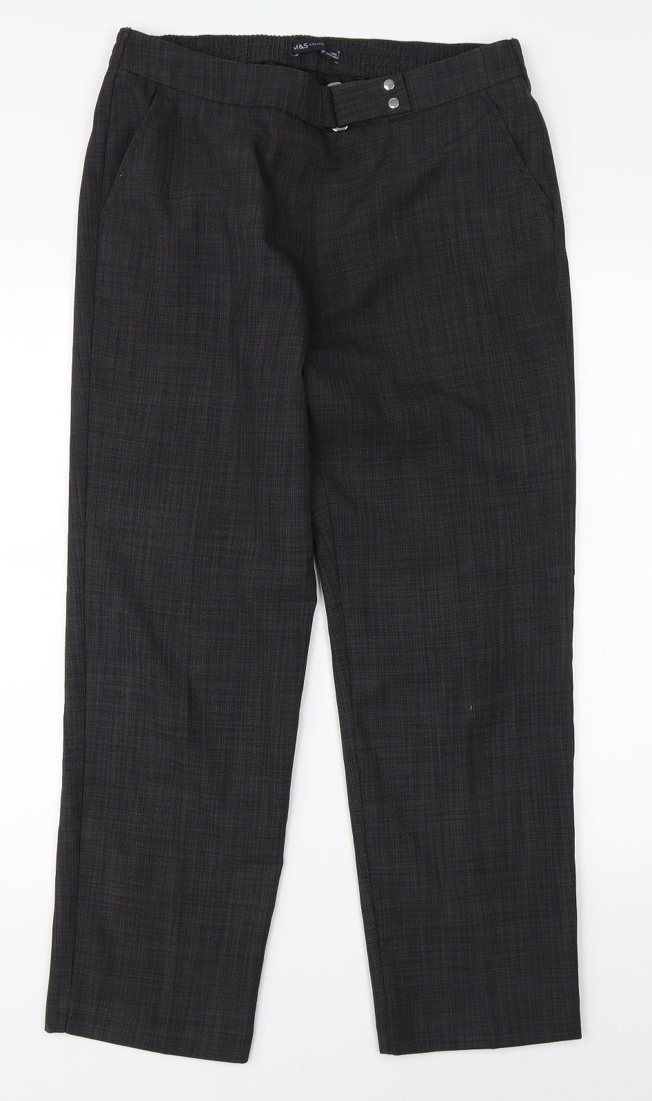 Marks & Spencer Womens Grey   Dress Pants Trousers Size 12 L26 in