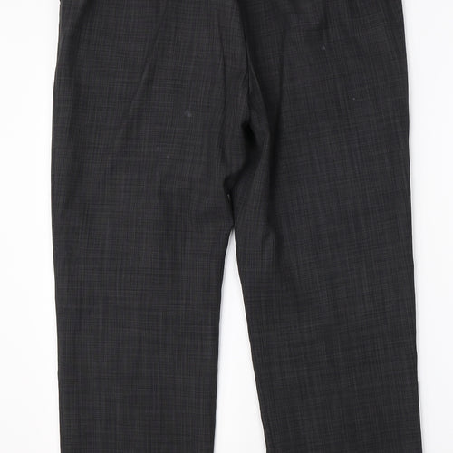 Marks & Spencer Womens Grey   Dress Pants Trousers Size 12 L26 in