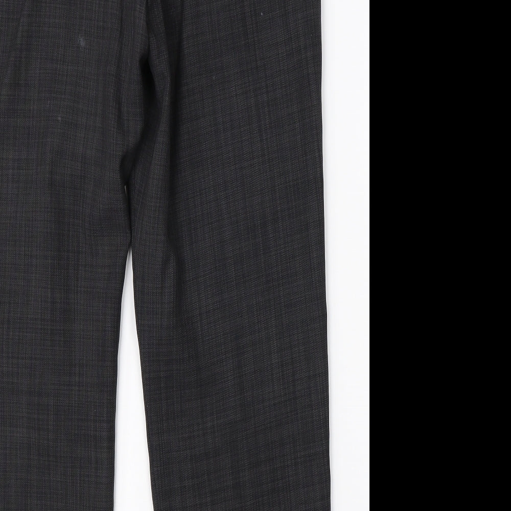Marks & Spencer Womens Grey   Dress Pants Trousers Size 12 L26 in