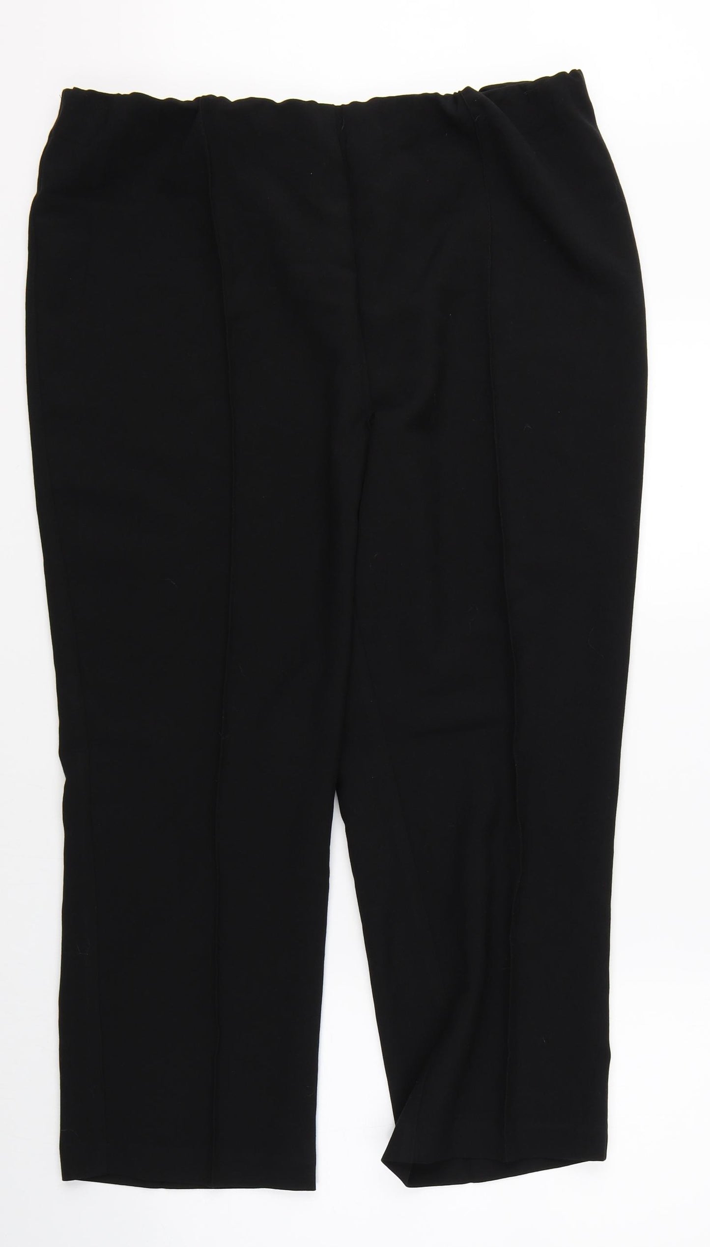 Julipa Womens Black   Trousers  Size 20 L24 in