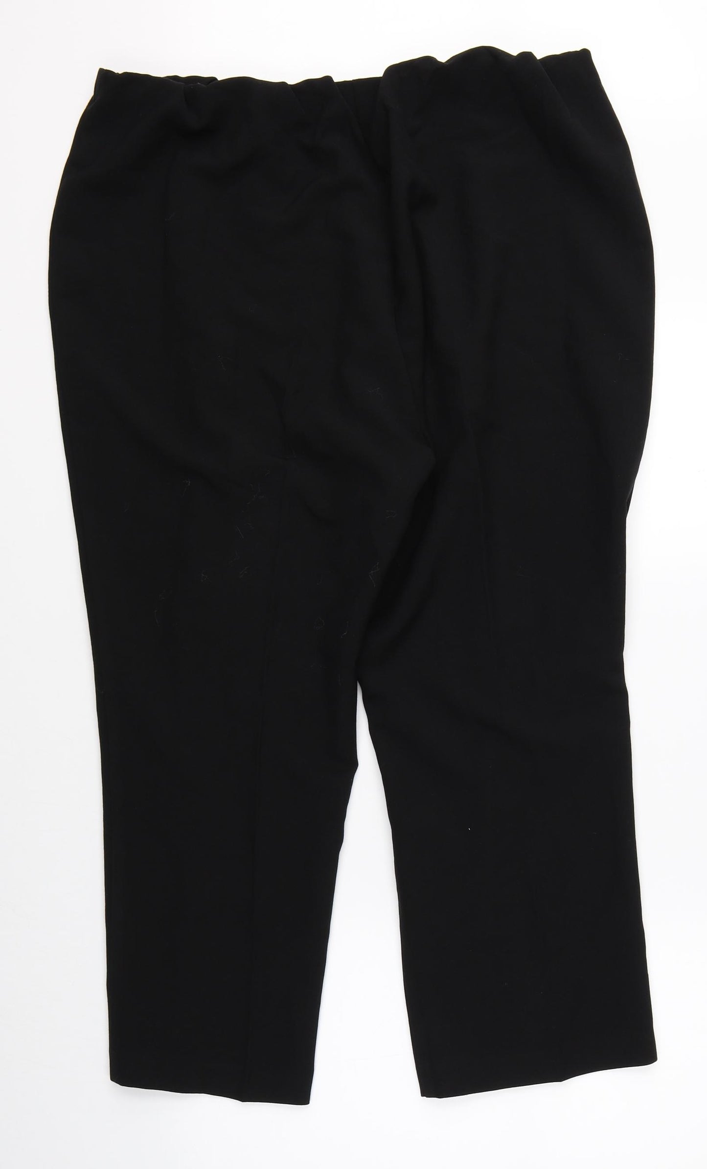 Julipa Womens Black   Trousers  Size 20 L24 in