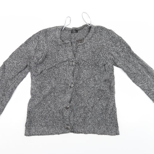 BM Womens Grey   Cardigan Jumper Size M