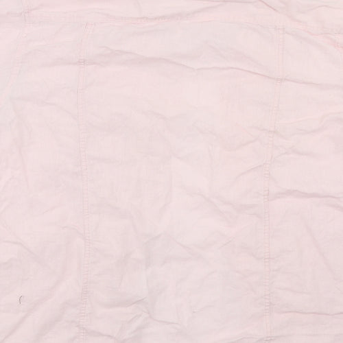 George Mens Pink    Button-Up Size M