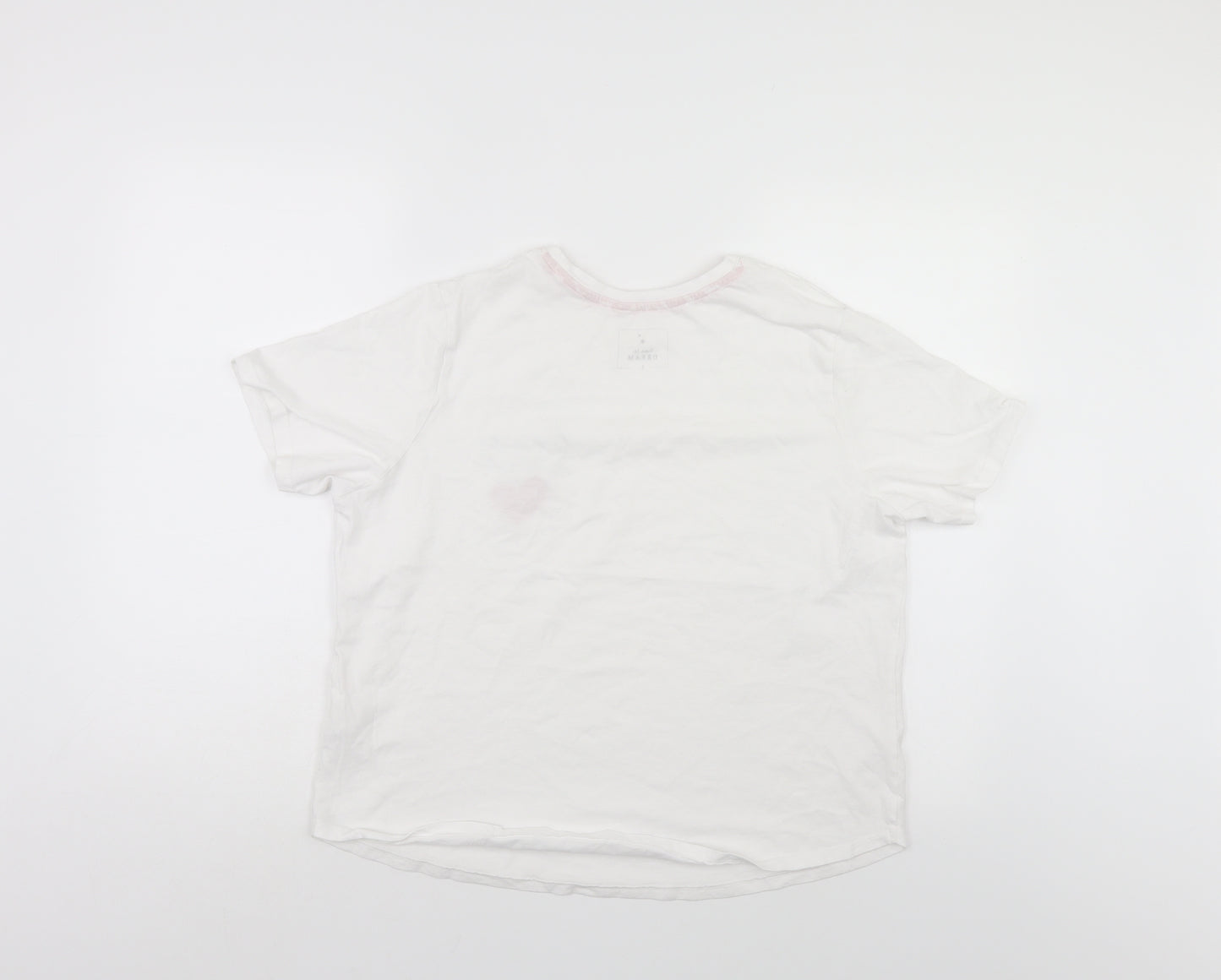 Time To Dream Womens White   Top Pyjama Top Size L
