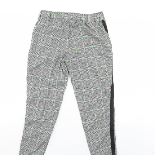 Primark Womens Multicoloured Check  Trousers  Size 12 L25 in