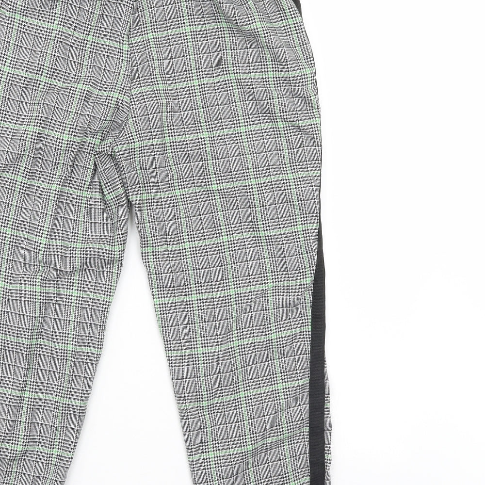 Primark Womens Multicoloured Check  Trousers  Size 12 L25 in
