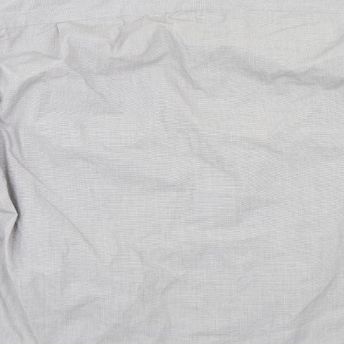 Greenwoods Mens Grey    Dress Shirt Size 17.5