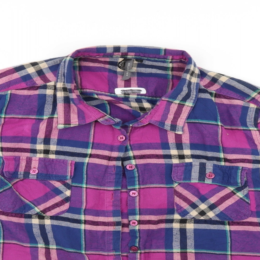 Intuition Womens Multicoloured Check  Basic Button-Up Size 18