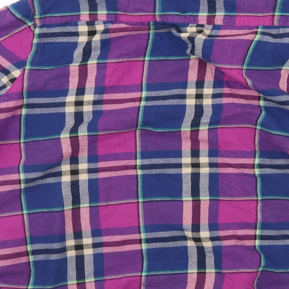 Intuition Womens Multicoloured Check  Basic Button-Up Size 18