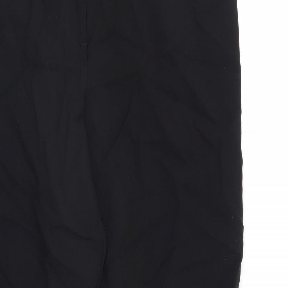 F&F Womens Black   Trousers  Size 12 L27 in