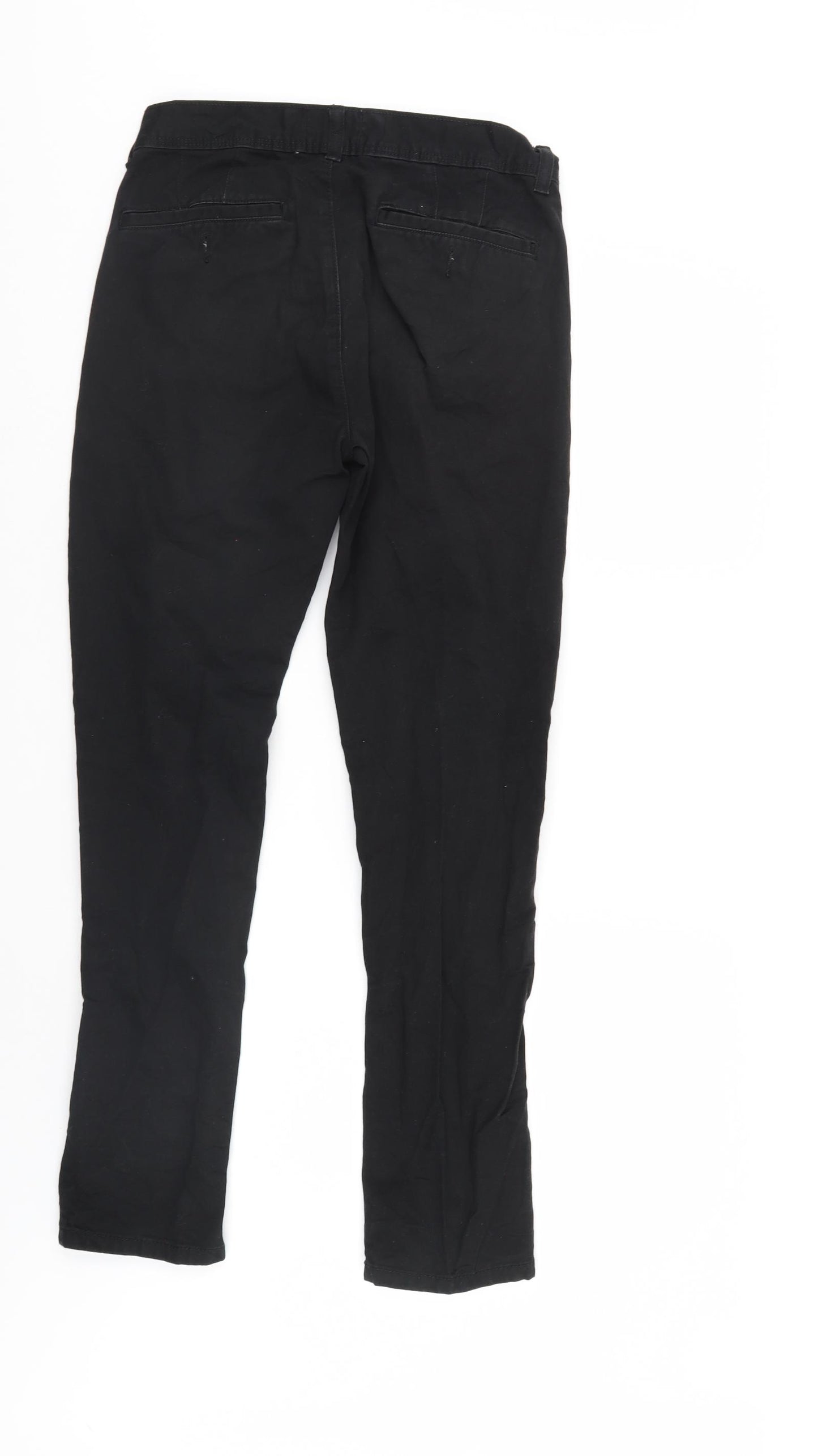 Topman Mens Black   Chino Trousers Size 30 L30 in