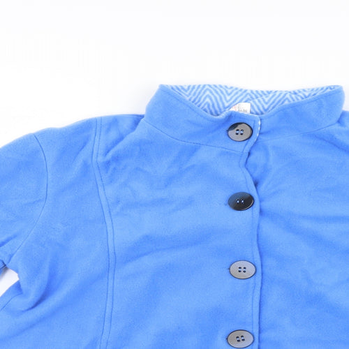 Anne De Lancay Womens Blue   Quilted Coat Size M