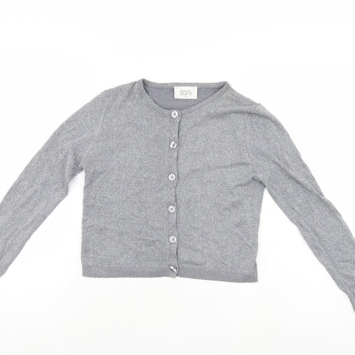 Suchita Womens Silver   Cardigan Jumper Size 4