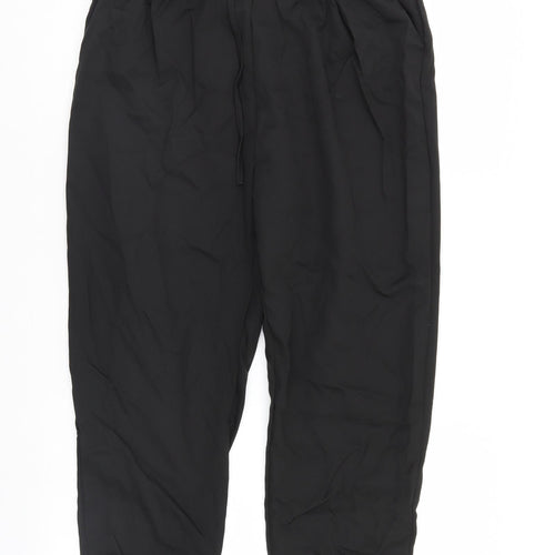 PRETTYLITTLETHING Womens Black   Trousers  Size 14 L25 in