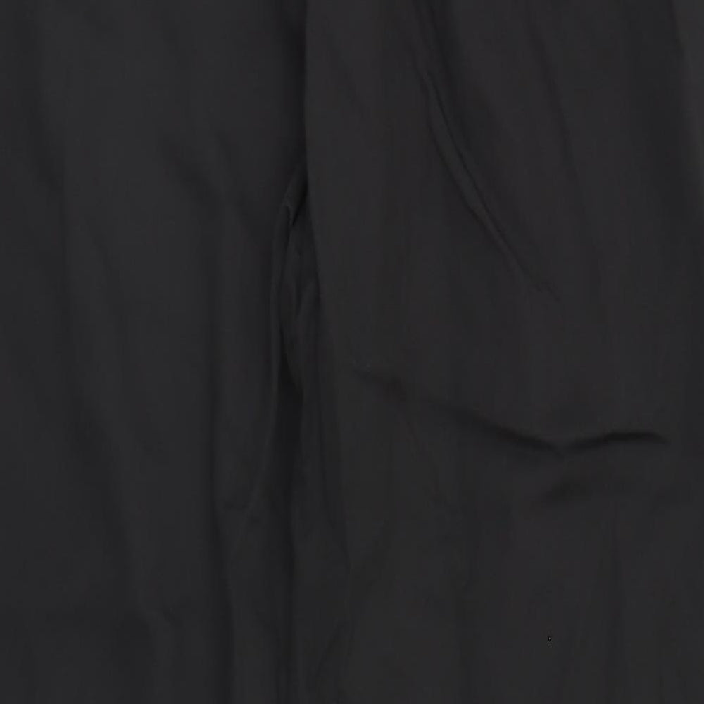 PRETTYLITTLETHING Womens Black   Trousers  Size 14 L25 in