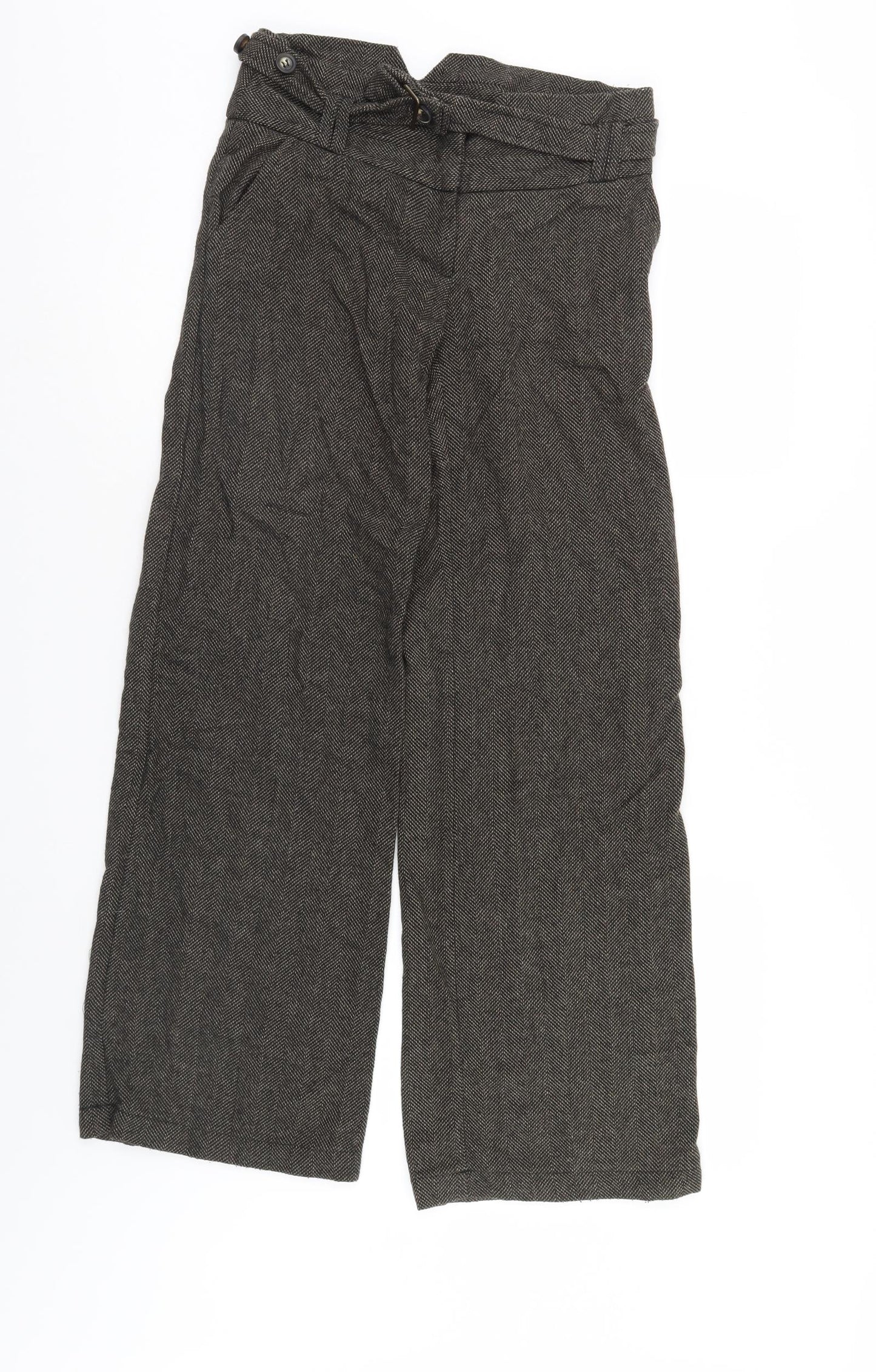 Top Shop Womens Brown   Trousers  Size 6 L30 in