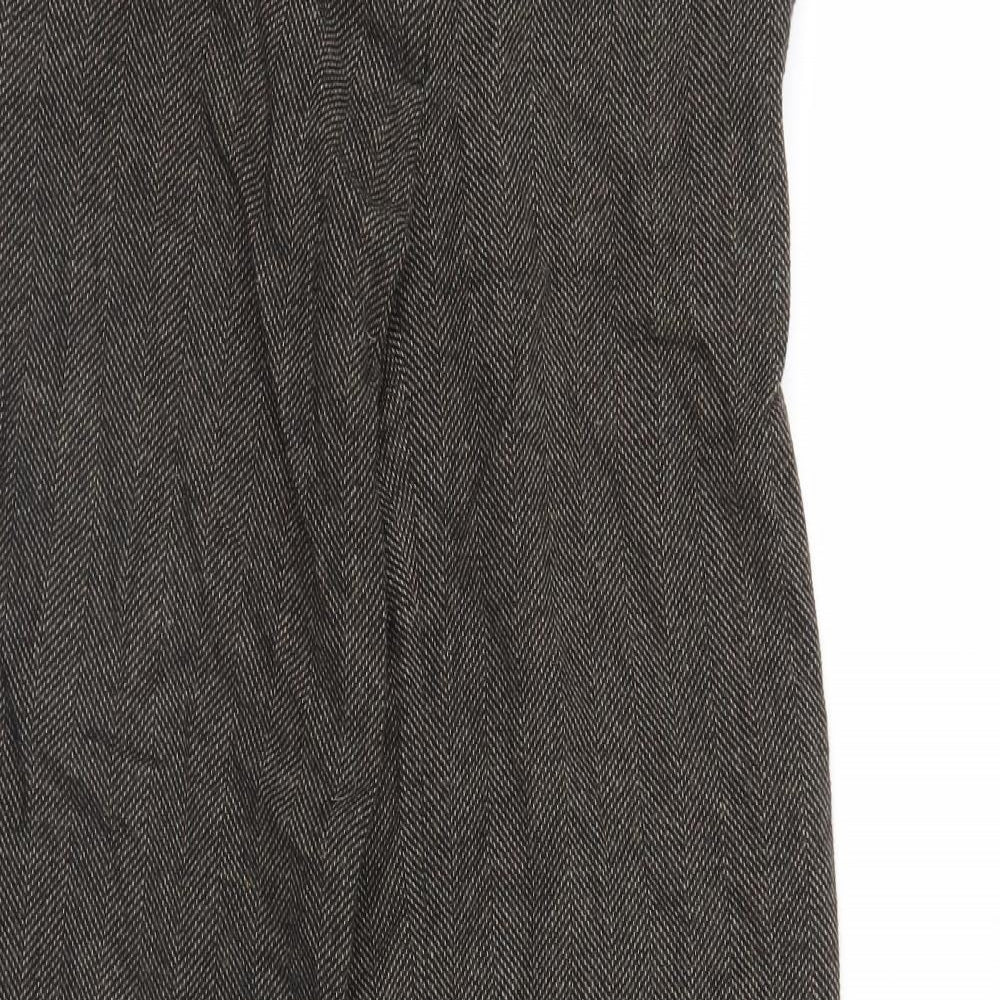 Top Shop Womens Brown   Trousers  Size 6 L30 in