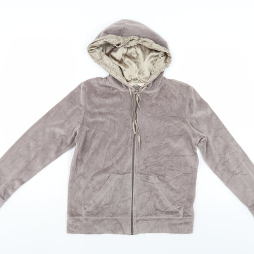 Marks and Spencer Womens Grey   Full Zip Hoodie Size 12