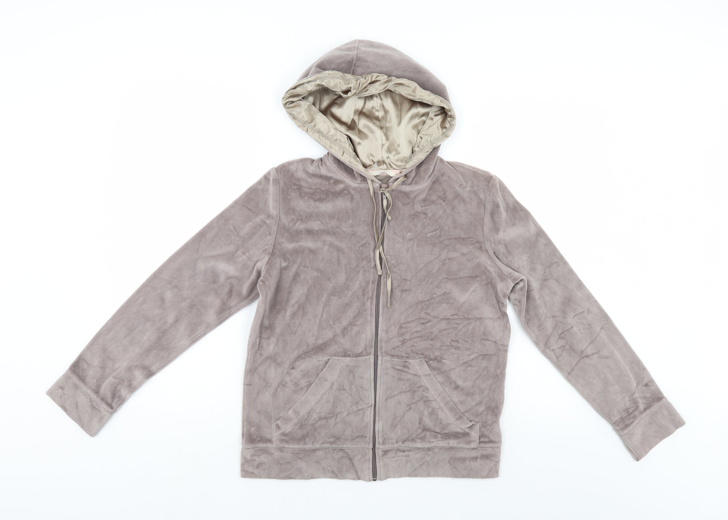 Marks and Spencer Womens Grey   Full Zip Hoodie Size 12