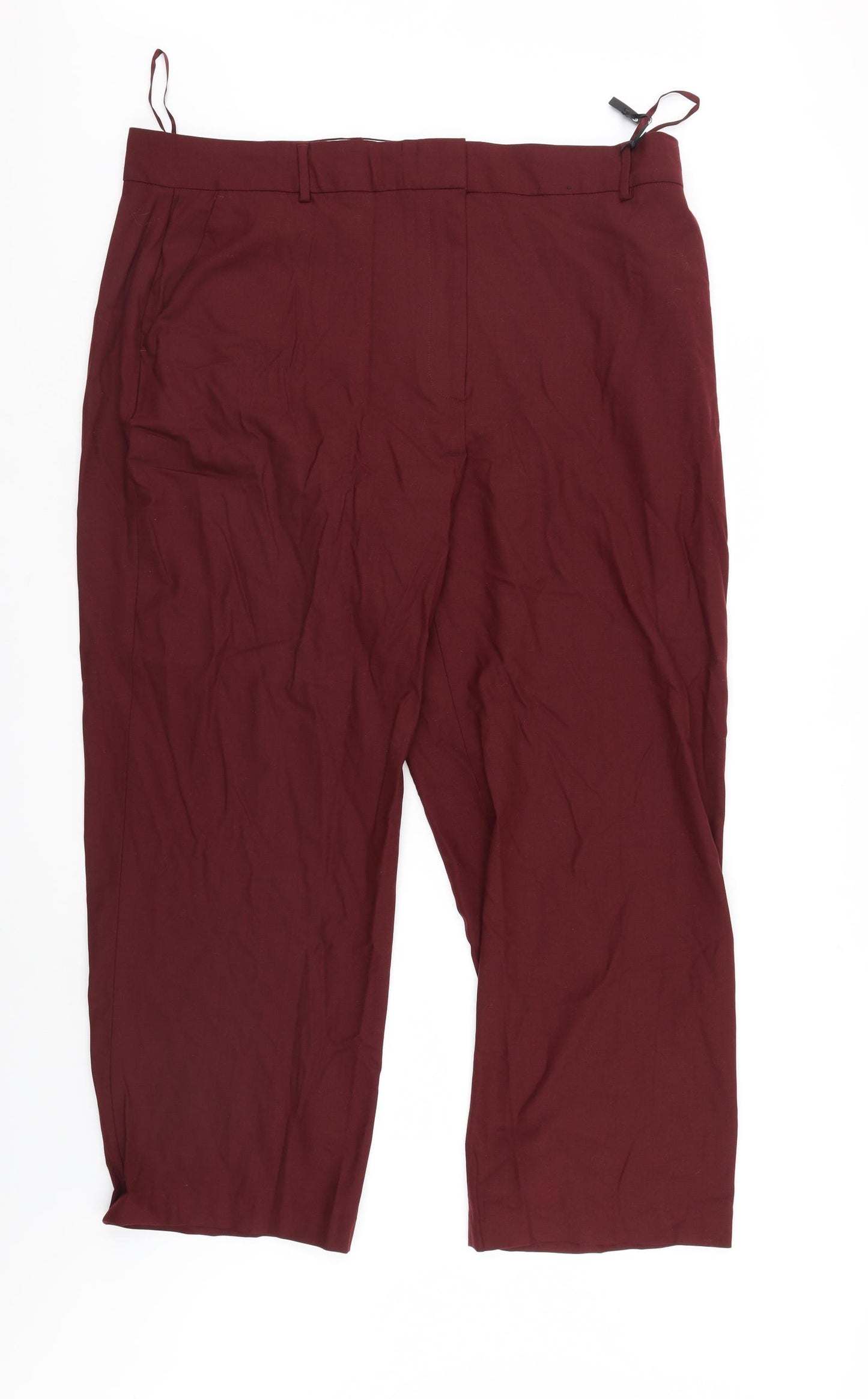 autgraph Womens Red   Trousers  Size 22 L29 in