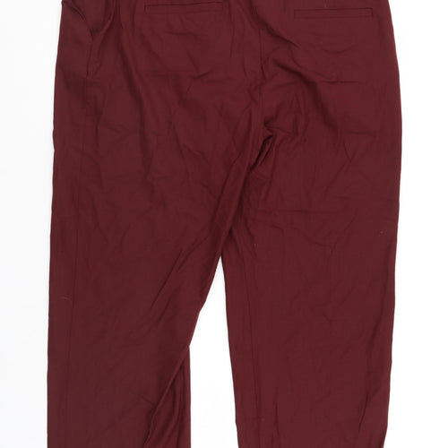autgraph Womens Red   Trousers  Size 22 L29 in