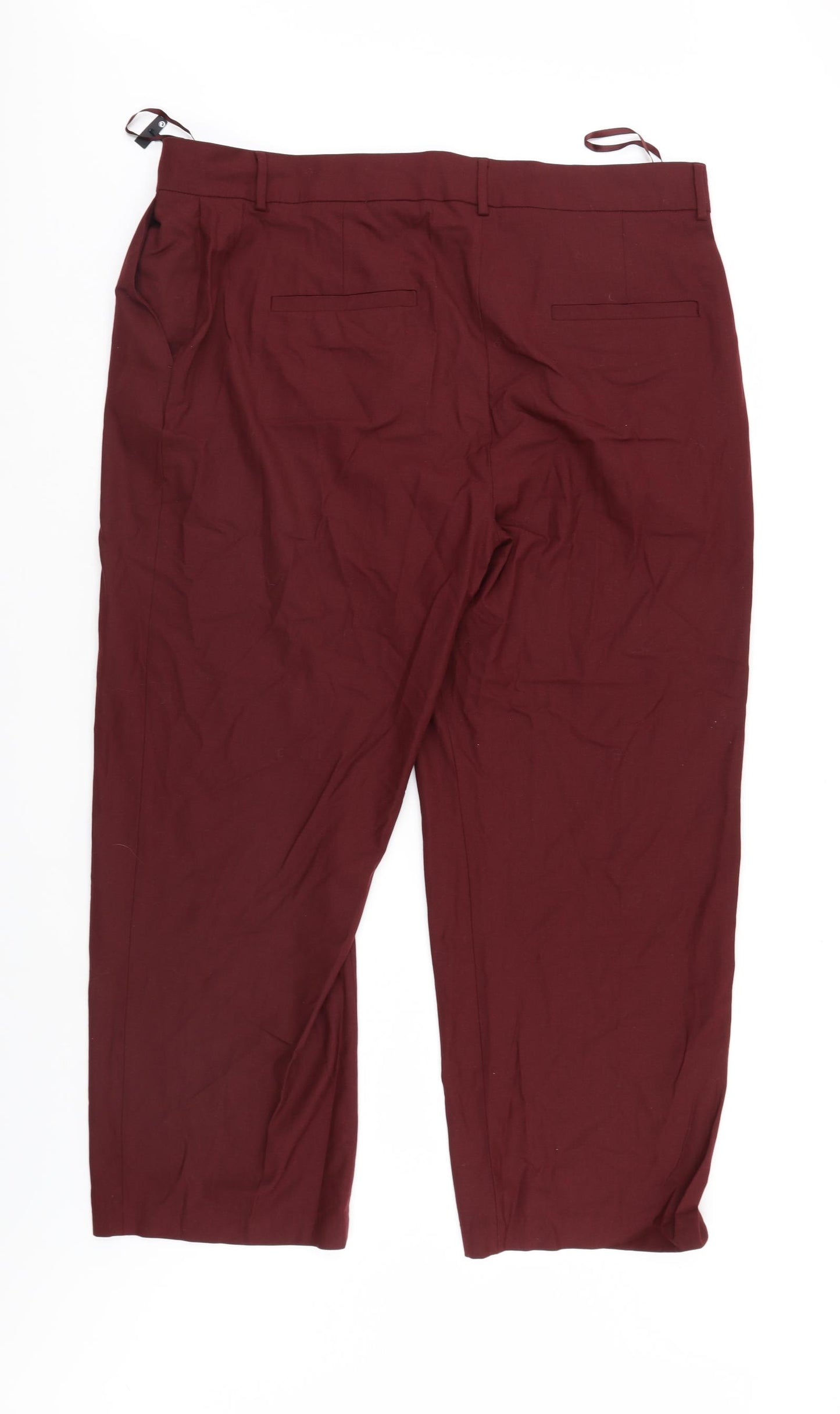 autgraph Womens Red   Trousers  Size 22 L29 in