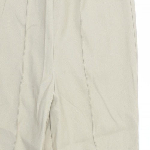 Unity Womens Beige   Trousers  Size 16 L25 in - Elastic Waist