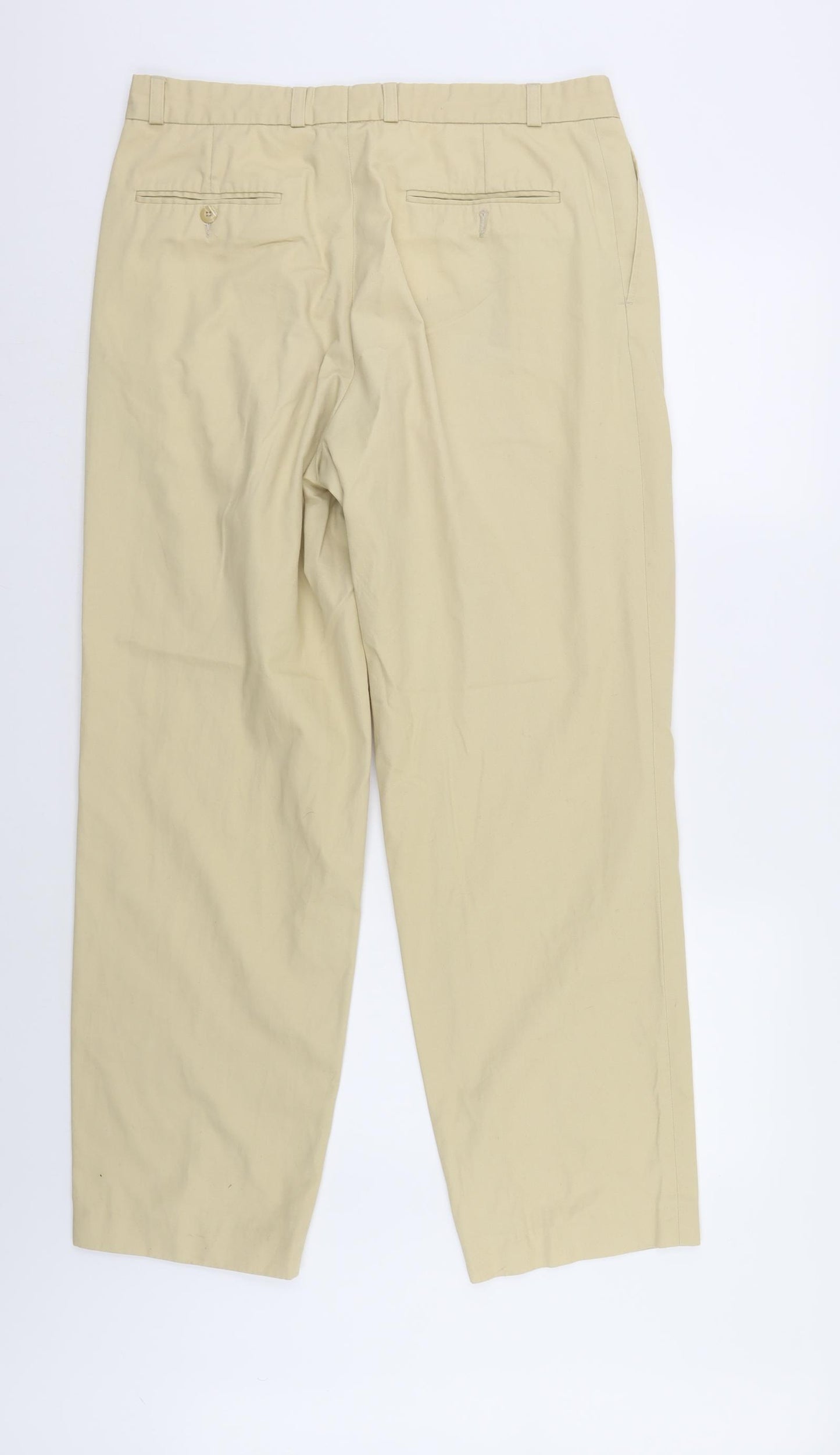 Augusta Mens Yellow   Trousers  Size 34 L30 in