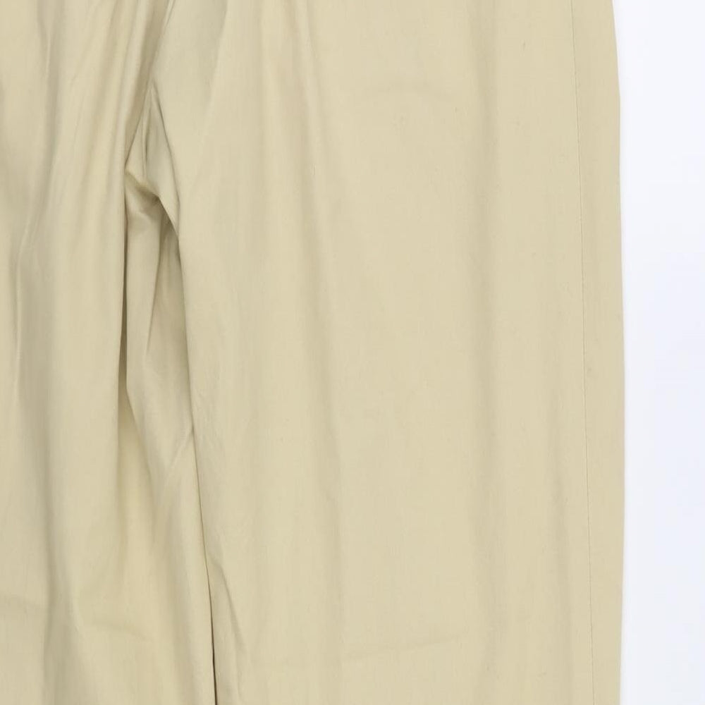 Augusta Mens Yellow   Trousers  Size 34 L30 in