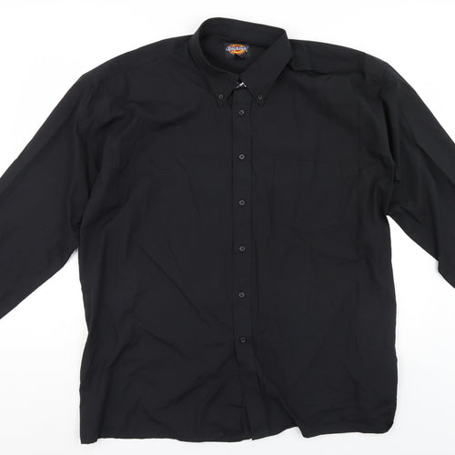 Dickies Mens Black    Dress Shirt Size 2XL