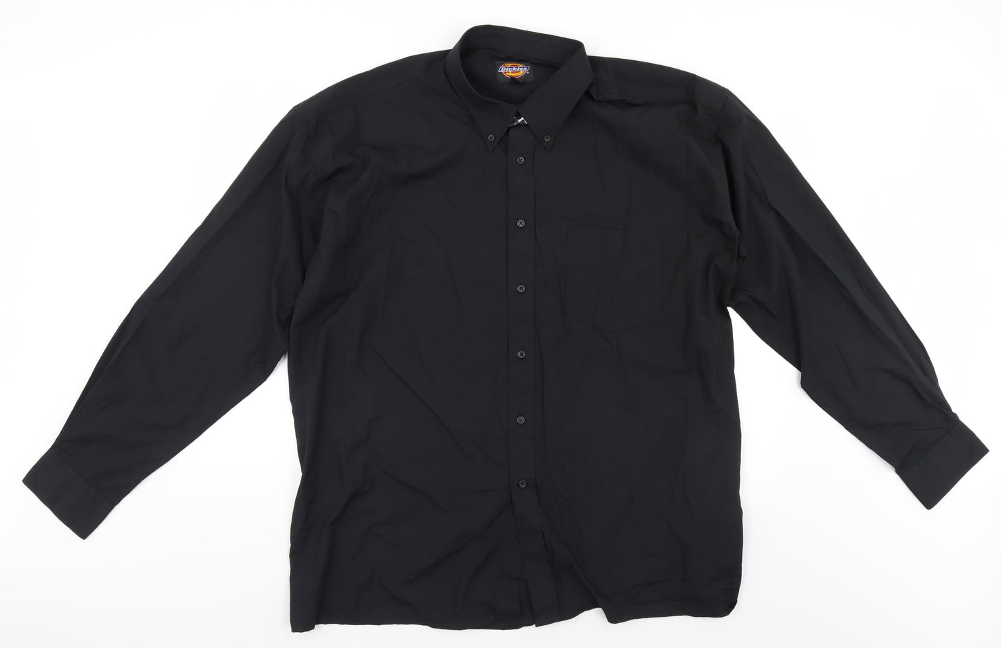 Dickies Mens Black    Dress Shirt Size 2XL