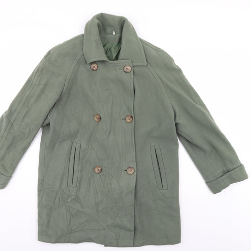 Edinburgh Womens Green   Motorcycle Jacket Coat Size 12
