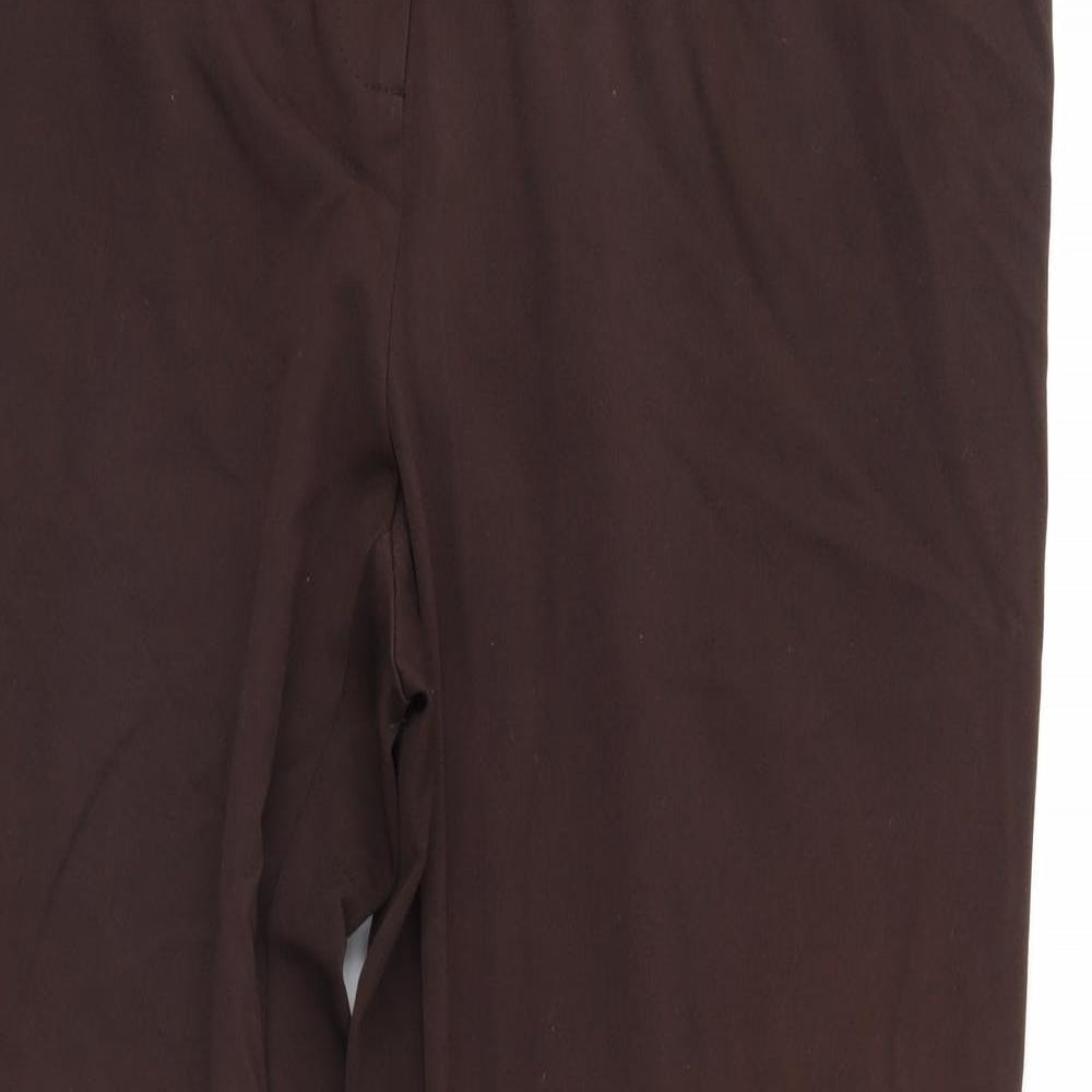 M&Co Womens Brown   Trousers  Size 20 L27 in