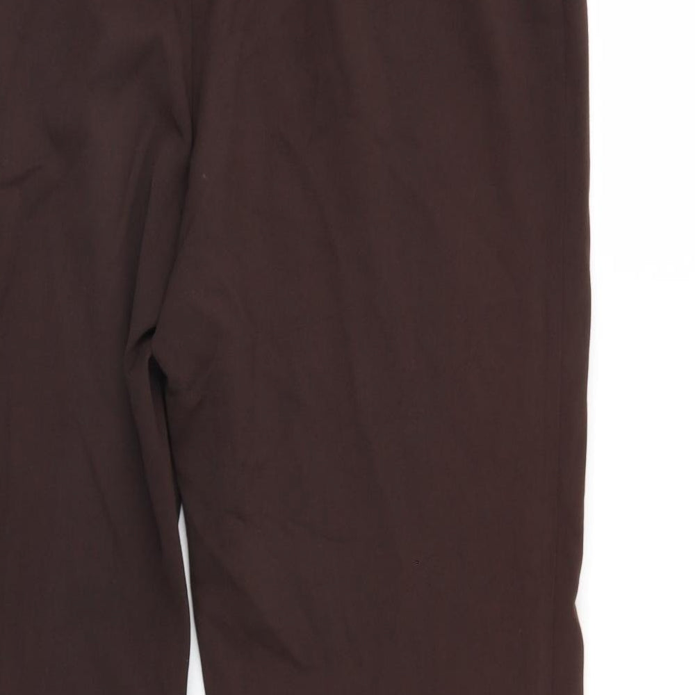 M&Co Womens Brown   Trousers  Size 20 L27 in