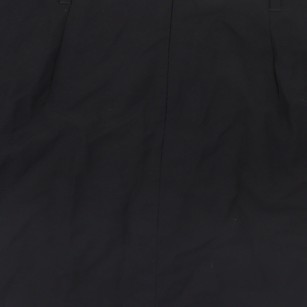 M&S Womens Black   A-Line Skirt Size 14