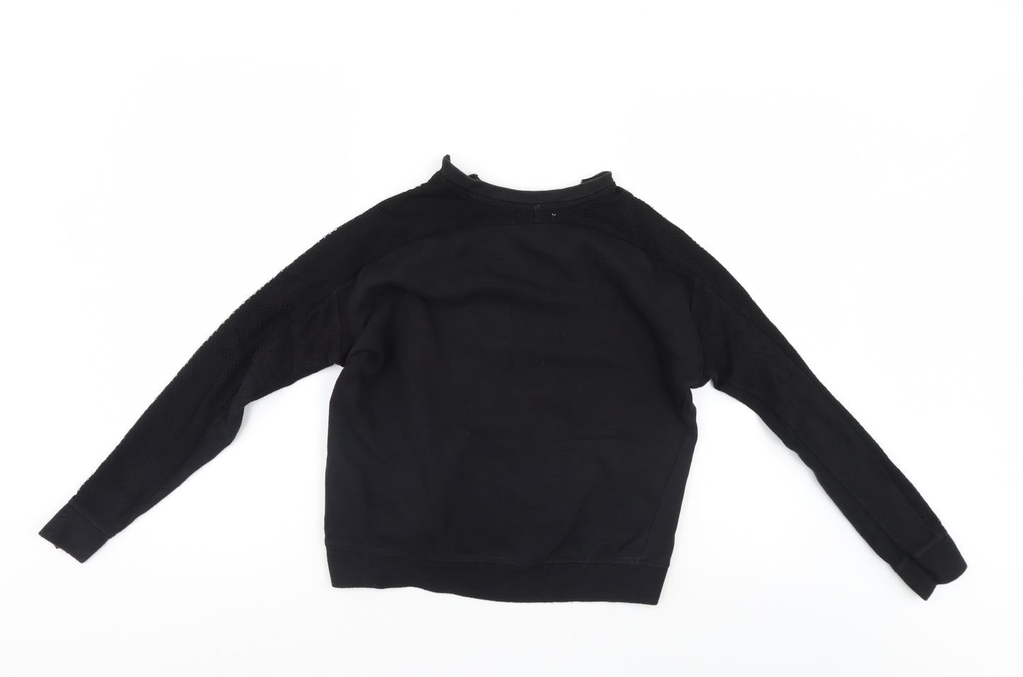 Zara Womens Black   Pullover Sweatshirt Size S