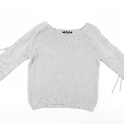 Select Womens Grey   Pullover Jumper Size 12