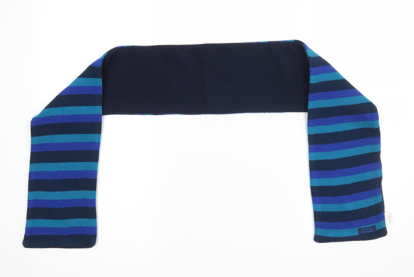 Ready for Adventure Unisex Blue Striped  Scarf